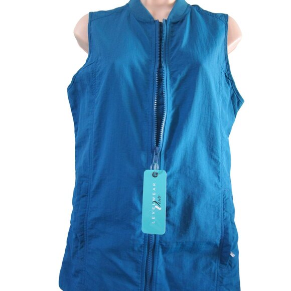 Levelwear Verve Performance Vest SD00L Sage Blue Spruce Ladies S/P NWT - Picture 6 of 16
